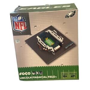 FOCO Philadelphia Eagles Lincoln Financial Field Mini Stadium Construction Set